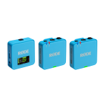 RØDE Wireless GO GEN3 két csatornás vezeték nélküli mikrofon rendszer, kék RØDE Wireless GO GEN3 két csatornás vezeték nélküli mikrofon rendszer, kék