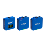 RØDE Wireless GO GEN3 két csatornás vezeték nélküli mikrofon rendszer, koblatkék RØDE Wireless GO GEN3 két csatornás vezeték nélküli mikrofon rendszer, koblatkék