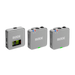 RØDE Wireless GO GEN3 két csatornás vezeték nélküli mikrofon rendszer, szürke RØDE Wireless GO GEN3 két csatornás vezeték nélküli mikrofon rendszer, szürke