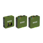 RØDE Wireless GO GEN3 két csatornás vezeték nélküli mikrofon rendszer, sötétzöld RØDE Wireless GO GEN3 két csatornás vezeték nélküli mikrofon rendszer, sötétzöld