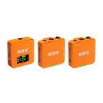 RØDE Wireless GO GEN3 két csatornás vezeték nélküli mikrofon rendszer, narancssárga RØDE Wireless GO GEN3 két csatornás vezeték nélküli mikrofon rendszer, narancssárga