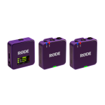 RØDE Wireless GO GEN3 két csatornás vezeték nélküli mikrofon rendszer, lila RØDE Wireless GO GEN3 két csatornás vezeték nélküli mikrofon rendszer, lila