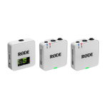 RØDE Wireless GO GEN3 két csatornás vezeték nélküli mikrofon rendszer, fehér RØDE Wireless GO GEN3 két csatornás vezeték nélküli mikrofon rendszer, fehér