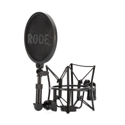 RØDE SM6 rezgésgátló mikrofonfogó pop-filterrel stúdió mikrofonokhoz