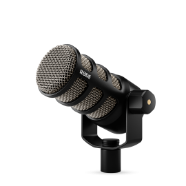 RØDE PodMic dinamikus broadcast és podcast mikrofon, fekete