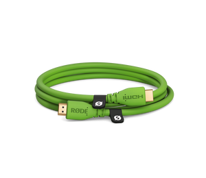 RØDE HDMI Cable prémium HDMI kábel,  1.5m, zöld