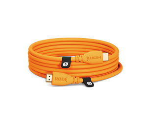 RØDE HDMI Cable prémium HDMI kábel, 3m, narancssárga