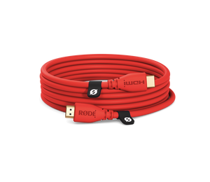 RØDE HDMI Cable prémium HDMI kábel, 3m, piros