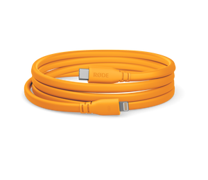 RØDE SC19-O  USB-C - Lightning átalakító kábel, 1.5m, narancssárga
