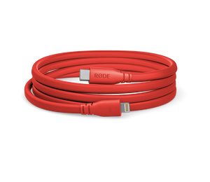 RØDE SC19-R  USB-C - Lightning átalakító kábel, 1.5m, piros