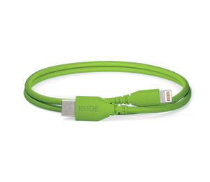 RØDE SC21-G USB-C - Lightning átalakító kábel, 0.3m, zöld