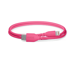 RØDE SC21-P USB-C - Lightning átalakító kábel, 0.3m, rózsaszín