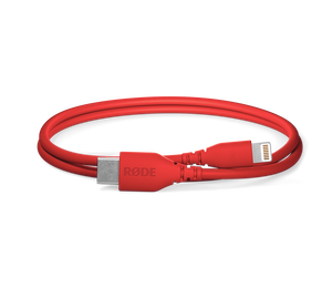 RØDE SC21-R USB-C - Lightning átalakító kábel, 0.3m, piros