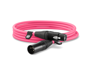 RØDE XLR3M-P prémium XLR mikrofonkábel, 3m, rózsaszín