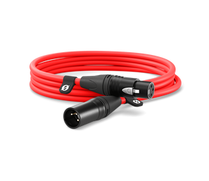 RØDE XLR3M-R prémium XLR mikrofonkábel, 3m, piros