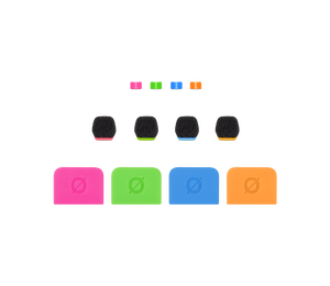 RØDE COLORS3 színjelölő szett Wireless szériához és Lavalier II mikrofonhoz, 4db