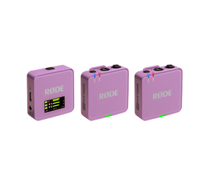 RØDE Wireless GO GEN3 két csatornás vezeték nélküli mikrofon rendszer, halványlila