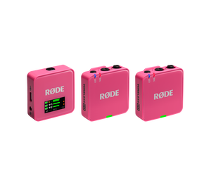 RØDE Wireless GO GEN3 két csatornás vezeték nélküli mikrofon rendszer, rózsaszín