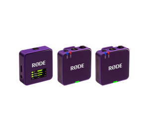 RØDE Wireless GO GEN3 két csatornás vezeték nélküli mikrofon rendszer, lila