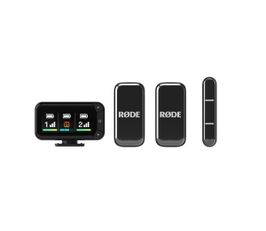RØDE Wireless Micro Camera Kit két csatornás kompakt vezeték nélküli mikrofon (USB-C), fekete
