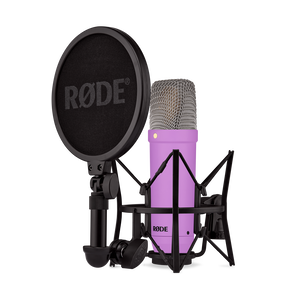RØDE NT1 Signature Series kondenzátor stúdió mikrofon, lila