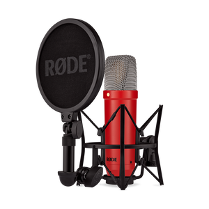 RØDE NT1 Signature Series kondenzátor stúdió mikrofon, piros