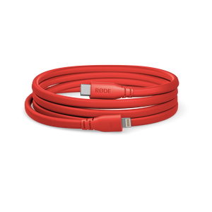 RØDE SC19-R  USB-C - Lightning átalakító kábel, 1.5m, piros