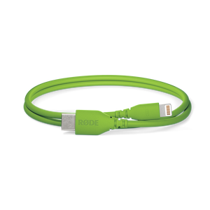 RØDE SC21-G USB-C - Lightning átalakító kábel, 0.3m, zöld