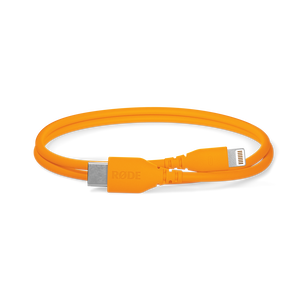 RØDE SC21-O USB-C - Lightning átalakító kábel, 0.3m, narancssárga