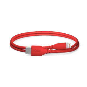 RØDE SC21-R USB-C - Lightning átalakító kábel, 0.3m, piros