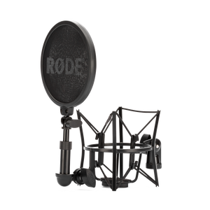 RØDE SM6 rezgésgátló mikrofonfogó pop-filterrel stúdió mikrofonokhoz