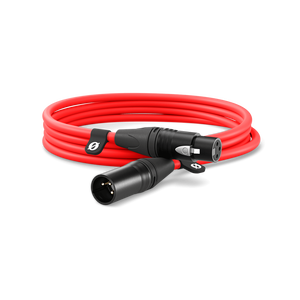 RØDE XLR3M-R prémium XLR mikrofonkábel, 3m, piros