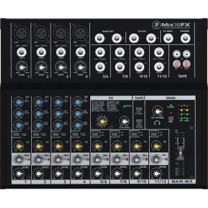 MACKIE Mix12FX 12 csatornás kompakt keverő effekt processzorral