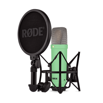 RØDE NT1 Signature Series kondenzátor stúdió mikrofon, zöld