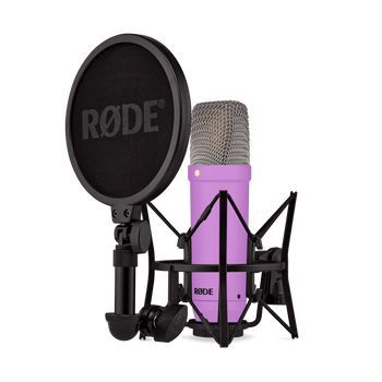 RØDE NT1 Signature Series kondenzátor stúdió mikrofon, lila