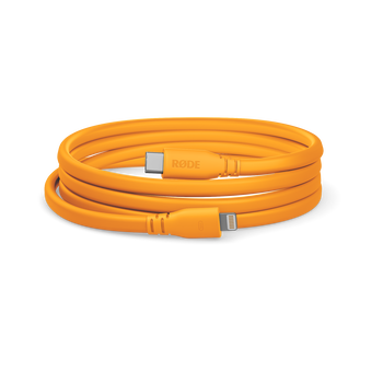 RØDE SC19-O  USB-C - Lightning átalakító kábel, 1.5m, narancssárga RØDE SC19-O  USB-C - Lightning átalakító kábel, 1.5m, narancssárga