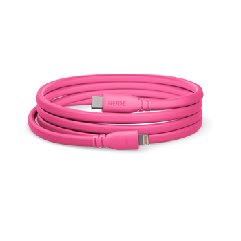 RØDE SC19-P  USB-C - Lightning átalakító kábel, 1.5m, rózsaszín RØDE SC19-P  USB-C - Lightning átalakító kábel, 1.5m, rózsaszín