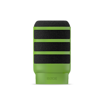 RØDE WS14-G mikrofonszivacs PodMic és PodMic USB mikrofonokhoz, zöld