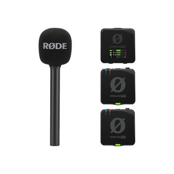 RØDE Wireless PRO ajándék Interview GO mikrofonfogó nyéllel RØDE Wireless PRO ajándék Interview GO mikrofonfogó nyéllel
