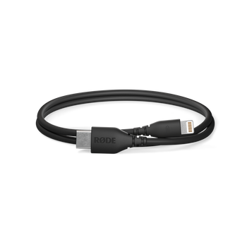 RØDE SC21 USB-C - Lightning átalakító kábel, 0.3m, fekete RØDE SC21 USB-C - Lightning átalakító kábel, 0.3m, fekete