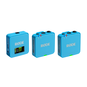 RØDE Wireless GO GEN3 két csatornás vezeték nélküli mikrofon rendszer, kék RØDE Wireless GO GEN3 két csatornás vezeték nélküli mikrofon rendszer, kék