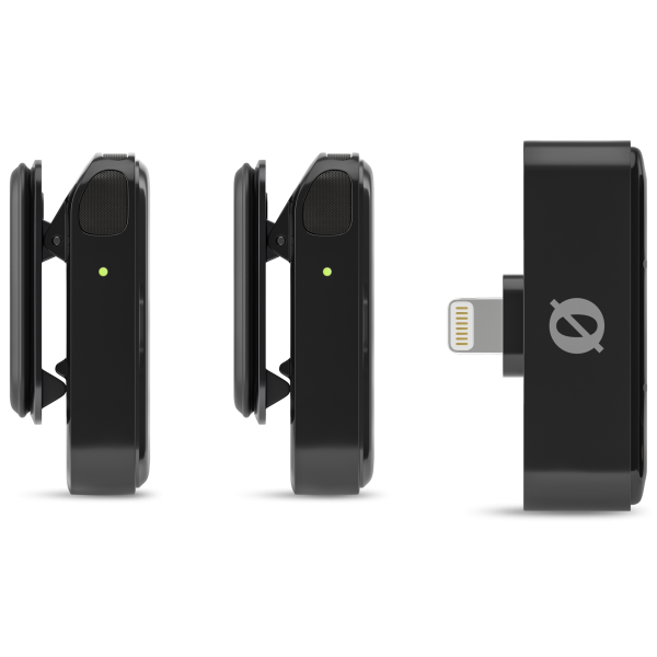 RØDE Wireless Micro-L két csatornás kompakt vezeték nélküli mikrofon (Lightning), fekete RØDE Wireless Micro-L két csatornás kompakt vezeték nélküli mikrofon (Lightning), fekete