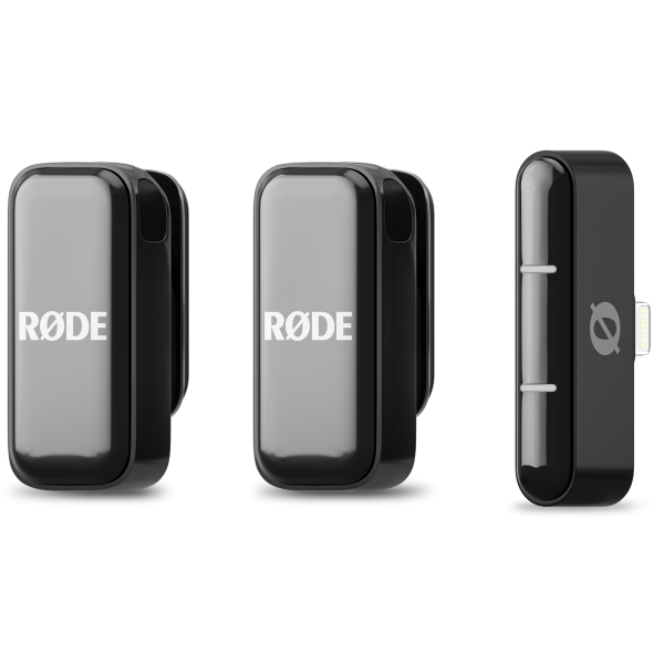 RØDE Wireless Micro-L két csatornás kompakt vezeték nélküli mikrofon (Lightning), fekete RØDE Wireless Micro-L két csatornás kompakt vezeték nélküli mikrofon (Lightning), fekete