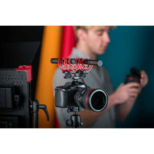 RØDE DCS-1 kettős vakupapucs aljzatú mikrofon és kiegészítő tartó
