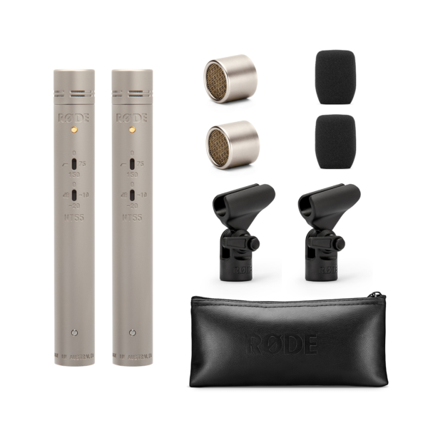 RØDE NT55-MP kardioid és gömbi kondenzátor mikrofon, sztereo pár