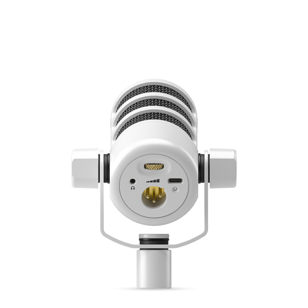 RØDE PodMic USB dinamikus broadcast és podcast mikrofon (XLR / USB), fehér