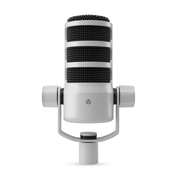 RØDE PodMic dinamikus broadcast és podcast mikrofon, fehér