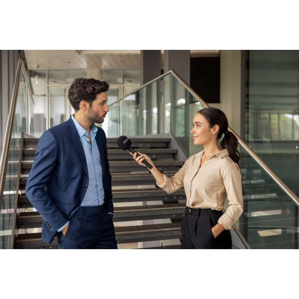 RØDE Interview GO mikrofonfogó nyél vezeték néküli mikrofonokhoz RØDE Interview GO mikrofonfogó nyél vezeték néküli mikrofonokhoz