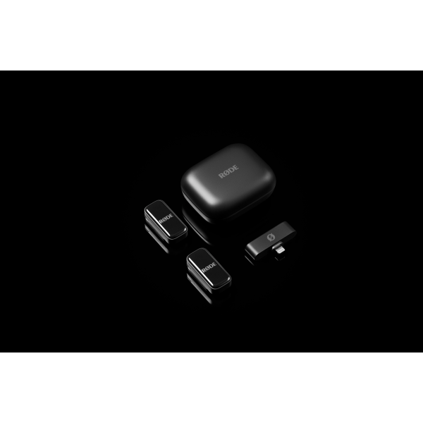 RØDE Wireless Micro-L két csatornás kompakt vezeték nélküli mikrofon (Lightning), fekete RØDE Wireless Micro-L két csatornás kompakt vezeték nélküli mikrofon (Lightning), fekete
