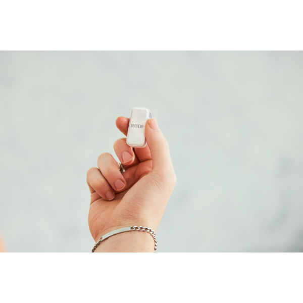 RØDE Wireless Micro-L két csatornás kompakt vezeték nélküli mikrofon (Lightning), fehér RØDE Wireless Micro-L két csatornás kompakt vezeték nélküli mikrofon (Lightning), fehér